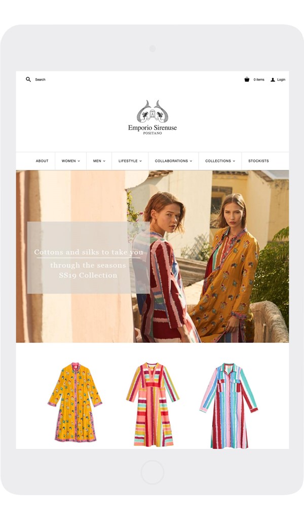 Emporio Sirenuse Mockups